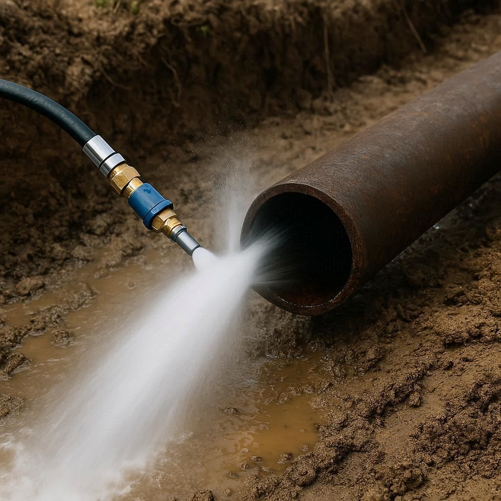 Гидродинамическая прочистка водопроводных труб в Сясьстрое
