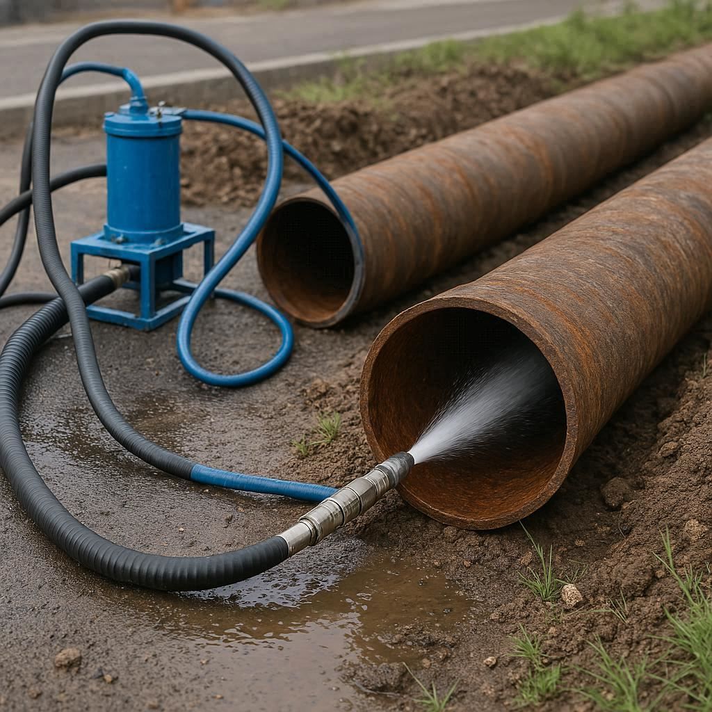 Гидродинамическая прочистка водопроводных труб в Сясьстрое